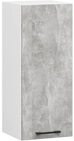 Dulap de bucătărie superior Organo W 30 (alb + beton). 1117508