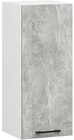 Dulap de bucătărie superior Organo W 30 (alb + beton). 1117508