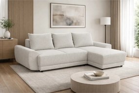 Coltar de living ASTOR, sezlong dreapta, stofa bej - New York G008, 25