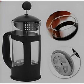 Infuzor din sticla pentru Cafea/Ceai HB-H 129  filtru inox  800 ml