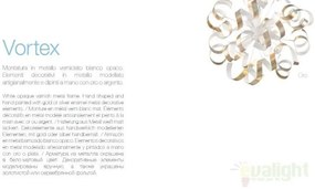 Lustra,Pendul modern diametru 53cm, VORTEX SP6 101613 argintiu