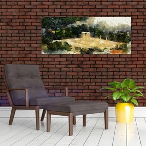 Tablou - Templul lui Zeus, Atena, Grecia (120x50 cm)