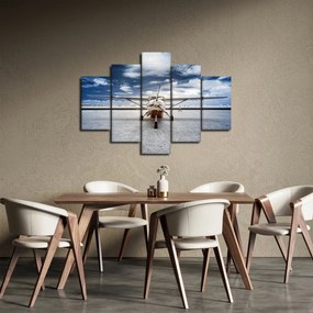 Tablou cu aeroplan cu motor (150x105 cm)