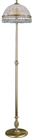 Lampa de podea design clasic realizata manual din alama si Cristal Scholer 6200