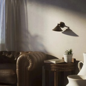 Aplica de perete stil industrial din alama personalizabila Alice