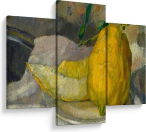 Tablou - French 19th Century, Melon and Lemon, reproducere (90x60 cm)