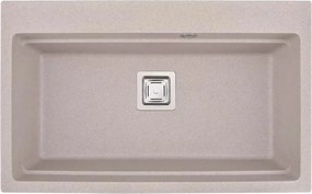 Chiuveta compozit Inter Ceramic finisaj granit nisip 78x48 cm