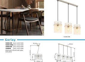 Lustra moderna cu 3 pendule GORLEY