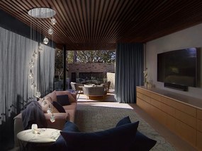 Lustra LED XXL casa scarii design modern decorativ Aquaria 12L crom