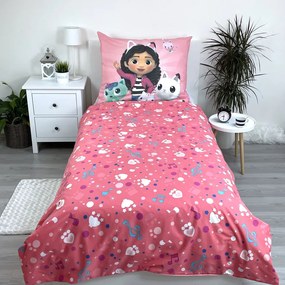 Gabby&#039;s Dollhouse Peaceful husa de pat 140×200cm, 70×90 cm