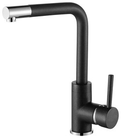 Concept BDG4327BC - Baterie pentru chiuvetă, 27,3 cm, granit/negru