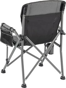 Leziter Fotoliu confort cu suport pentru pahare gri