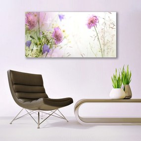 Tablou pe panza canvas Flori Floral Roz Verde