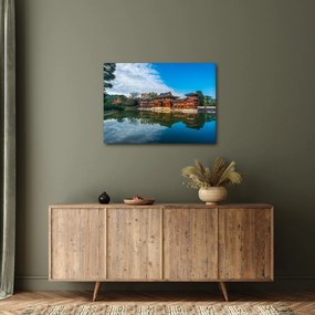 Tablou - Templul Byodo-in, Japonia (70x50 cm)