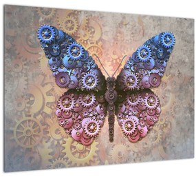 Tablou - Fluture steampunk (70x50 cm)
