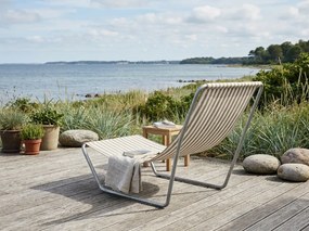 Sezlong de plaja pliabil SAND STRIPES, maro