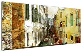 Tablou - Strada din Veneția (120x50 cm)