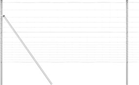 vidaXL Stâlp de gard. Galvanizat 25 x 1,2 m Oțel