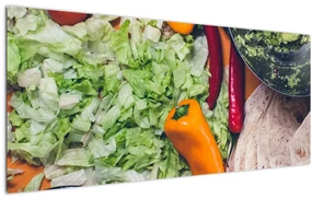 Tablou cu legume (120x50 cm), în 40 de alte dimensiuni noi
