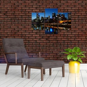 Tablou cu noaptea în Melbourne (90x60 cm)