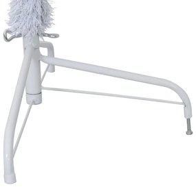 Brad de Craciun artificial cu suport, alb, 180 cm, PVC 1, Alb, 180 cm