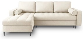 Canapea extensibilă cu șezlong stânga Milo Casa Santo, bej deschis