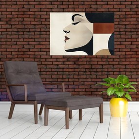 Tablou - Femeie din profil (90x60 cm)
