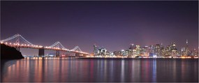 Tablou cu privirea spre San Francisco, California (120x50 cm)