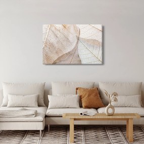 Tablou - Frunze bej (90x60 cm)