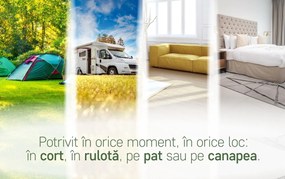 Topper saltea Green Future Mellody 7 Zone de confort 120x190 cm, H 5 cm