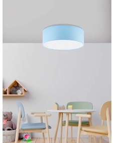 Plafonieră pentru copii RONDO KIDS 4xE27/15W/230V albastră
