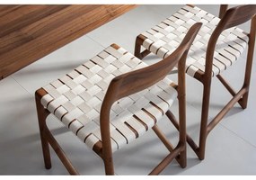 Scaun de dining maro/crem Fawn – Gazzda