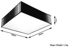 Plafonieră Sollux Mitra Ceiling, negru
