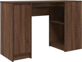 vidaXL Birou Stejar maro 120x42x76 cm Lemn prelucrat