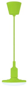 LED Lampa suspendata KIKI 1xE27/10W/230V verde