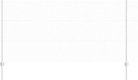 vidaXL Gard cu Stâlp Argintiu 1,2 x 25 m Oțel