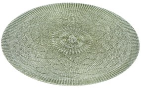 Față de masă Mandala verde, 38 cm