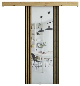 Expedo Usa glisanta RODEN 2, 90x204, stejar arisan/negru