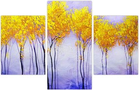 Tablou - Copaci galbeni (90x60 cm)