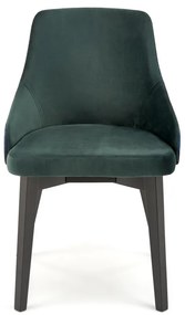 Scaun Endo velvet verde/negru Blu78