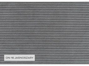 Colțar gri extensibil cu tapițerie din catifea reiată (cu colț pe partea dreaptă) Lofty Lilly – Miuform