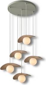 Osram DECOR PEARL – lustru suspendat pe cablu, 5x G9, 5W, 230V, bej