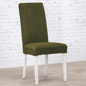 Huse care se întind foarte bine NIAGARA verzi scaun cu spatar 2 buc (40 x 40 x 55 cm)