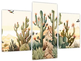 Tablou - Deșert, acvariu (90x60 cm)