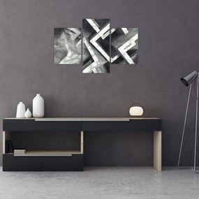 Tablou cu cuburi abstracte (90x60 cm)