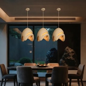 BRILAGI - Lustră pe cablu WABI SABI 1xE27/60W/230V Ø 35 cm albă