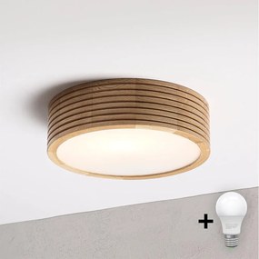 Brilagi - Plafonieră LED CARVALHO MODERN 1xE27/60W/230V, diametru 27,5 cm, finisaj stejar