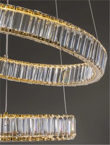 Lustra LED suspendata cristal design elegant AURELIA 46W
