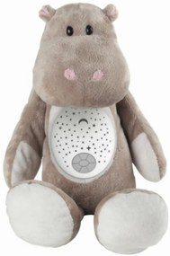 Kaichi Plush Hipopotam cu proiector - gri