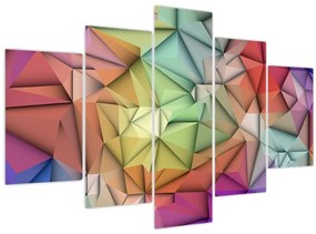 Tablou - Abstracția poligonală (150x105 cm)